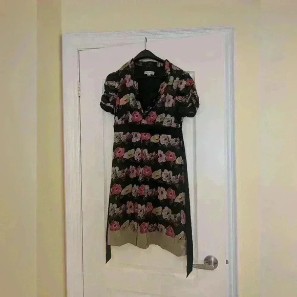 Ted  baker floral dress size 2 - Picture 1 of 8